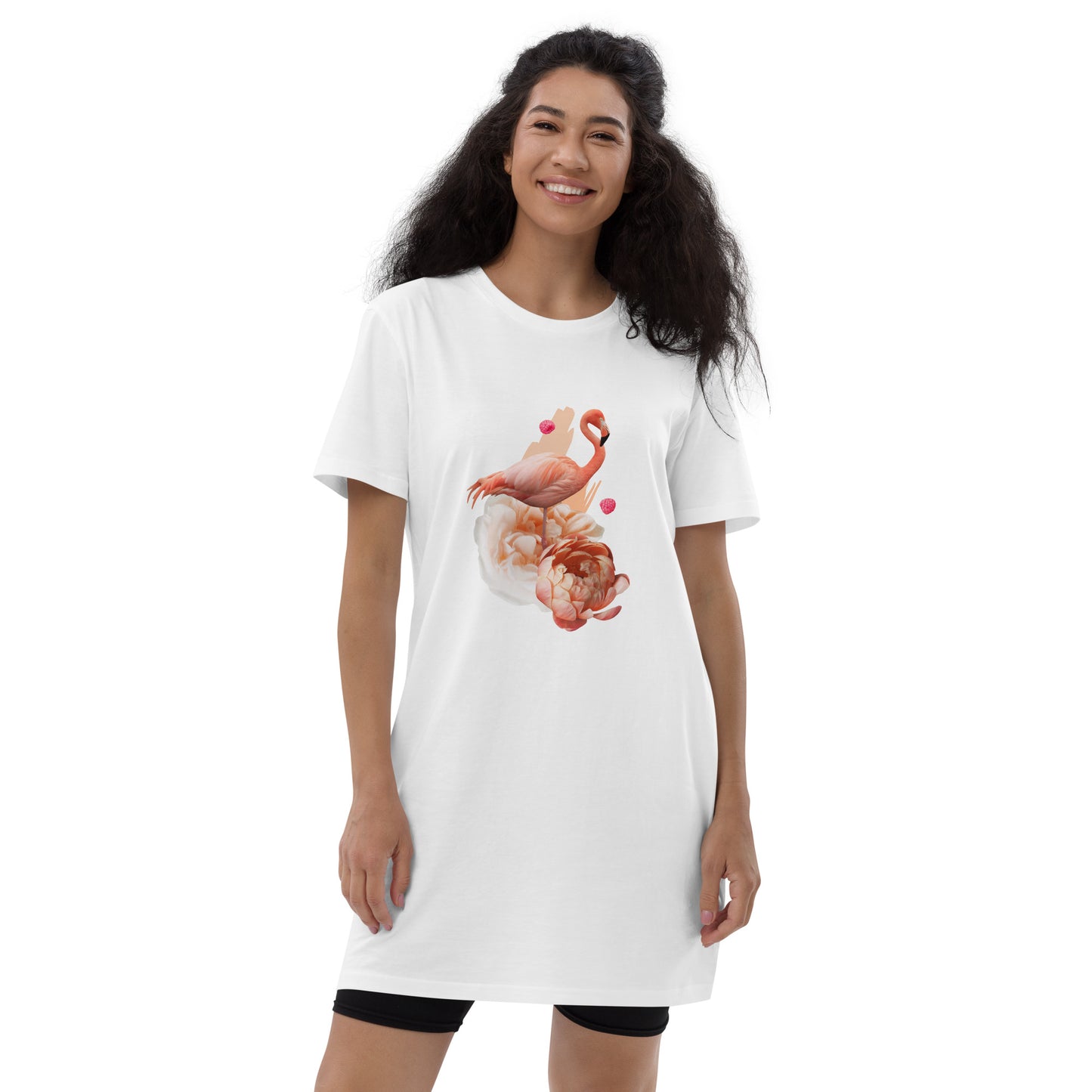 T-Shirt-Kleid aus Bio-Baumwolle | Stanley/Stella STDW144 "Flamingo"