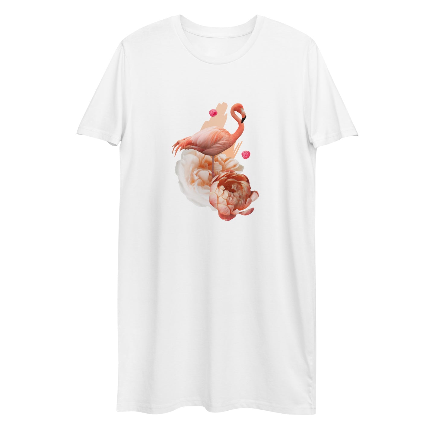 T-Shirt-Kleid aus Bio-Baumwolle | Stanley/Stella STDW144 "Flamingo"