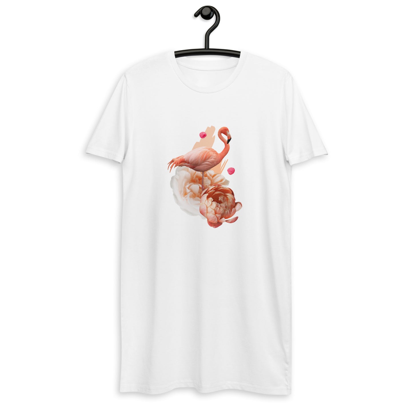 T-Shirt-Kleid aus Bio-Baumwolle | Stanley/Stella STDW144 "Flamingo"