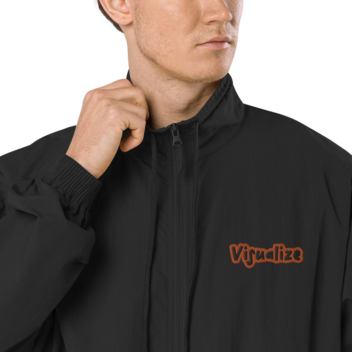 Recyclete Trainingsjacke | Stanley/Stella STJU849 "Visualize und Dreamer and believer, tht´s me"