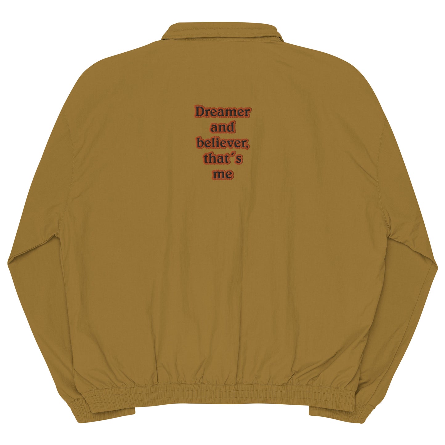 Recyclete Trainingsjacke | Stanley/Stella STJU849 "Visualize und Dreamer and believer, tht´s me"