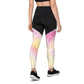 Sport-Leggings "Rosig/gelbig"