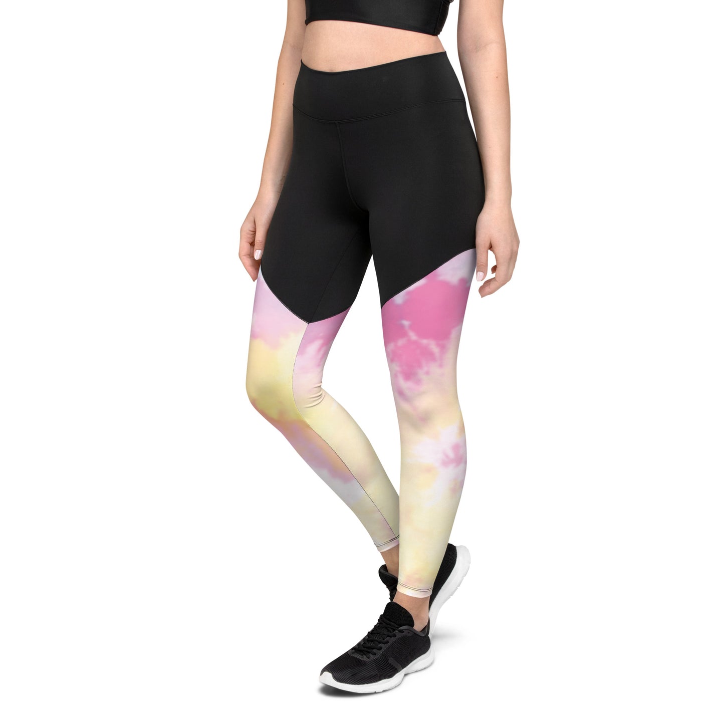 Diese Sport-Leggings aus verdichtetem Stoff sind für mäßige bis intensive Trainingseinheiten ein Muss! Sie sind weich, komfortabel und schick: ideal für alle mit einem aktiven Lebensstil.  • 57 % Polyamid, 43 % Elastan (Oberer Teil der Leggings) und 78 % Polyester, 22 % Elastan (Unterer Teil der Leggings)