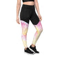 Sport-Leggings "Rosig/gelbig"