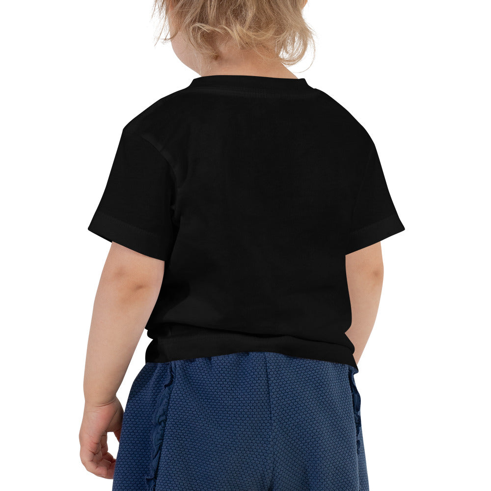 Essenzielles T-Shirt für Kleinkinder | Bella + Canvas 3001T "Der Jungen in den Blättern"