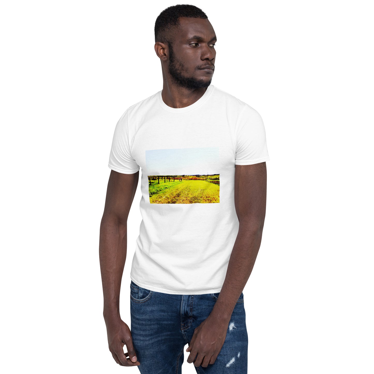 Essenzielles Unisex T-Shirt | Gildan 64000 "Die Wiese"