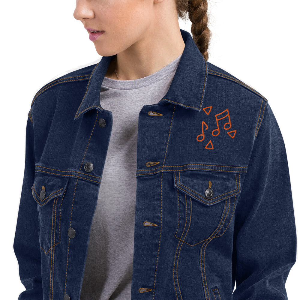 Unisex Jeansjacke | Threadfast Apparel 370J "Musik ist mein Leben"