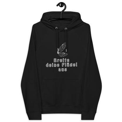 Wenn es eine Mode-Regel gibt, die man sich zu Herzen nehmen sollte, dann die, dass man dem Stil zuliebe nicht auf Komfort verzichten muss. Kombiniere den super-weichen Unisex Bio-Raglan-Hoodie mit einer Jogginghose für einen lässigen Look oder werte das Outfit mit einem Rock, einem Oversize Blazer oder einer klassischen Hose auf. Die angeraute Innenseite des Hoodies sorgt für ein angenehmes und kuscheliges Tragegefühl und hält dich auch an kälteren Tagen warm.