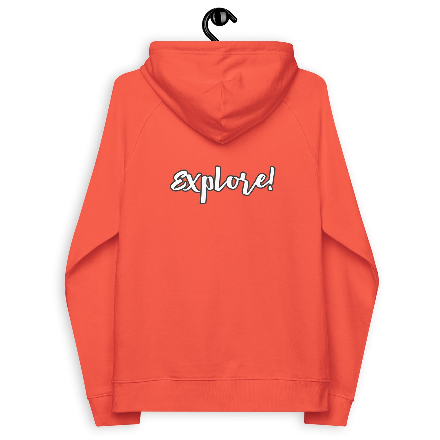 Unisex Bio-Raglan-Hoodie "Explore"