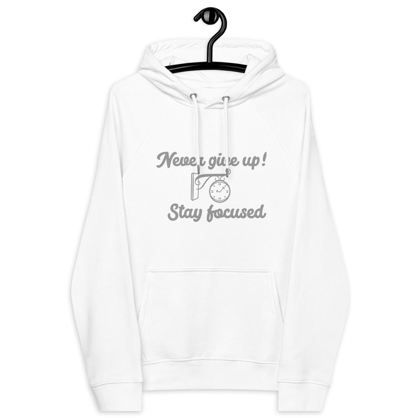 Unisex Bio-Raglan-Hoodie | SOL'S "Never give up"