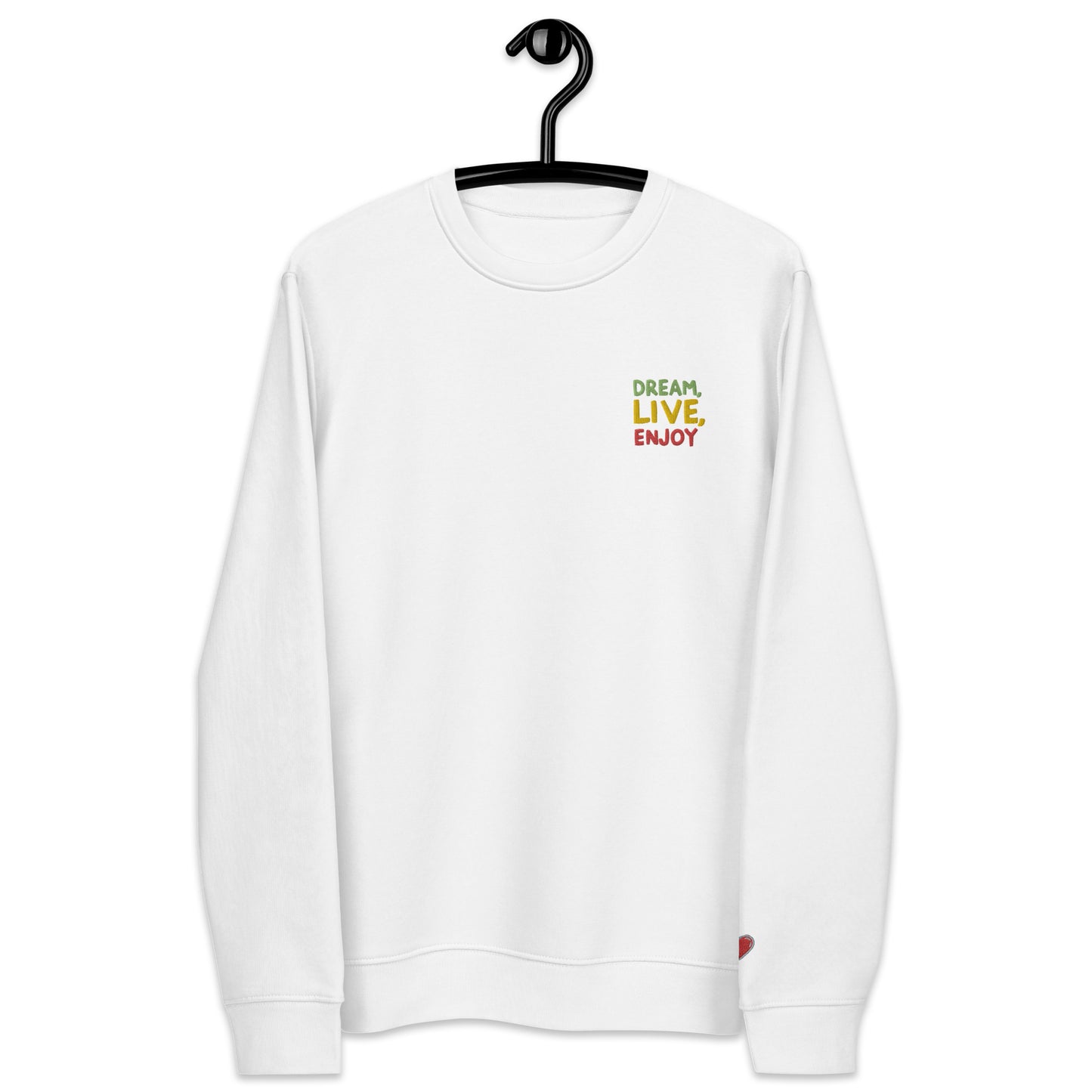 Unisex Eco Sweatshirt | Stanley/Stella STSU178 "Dream, live, enjoy"