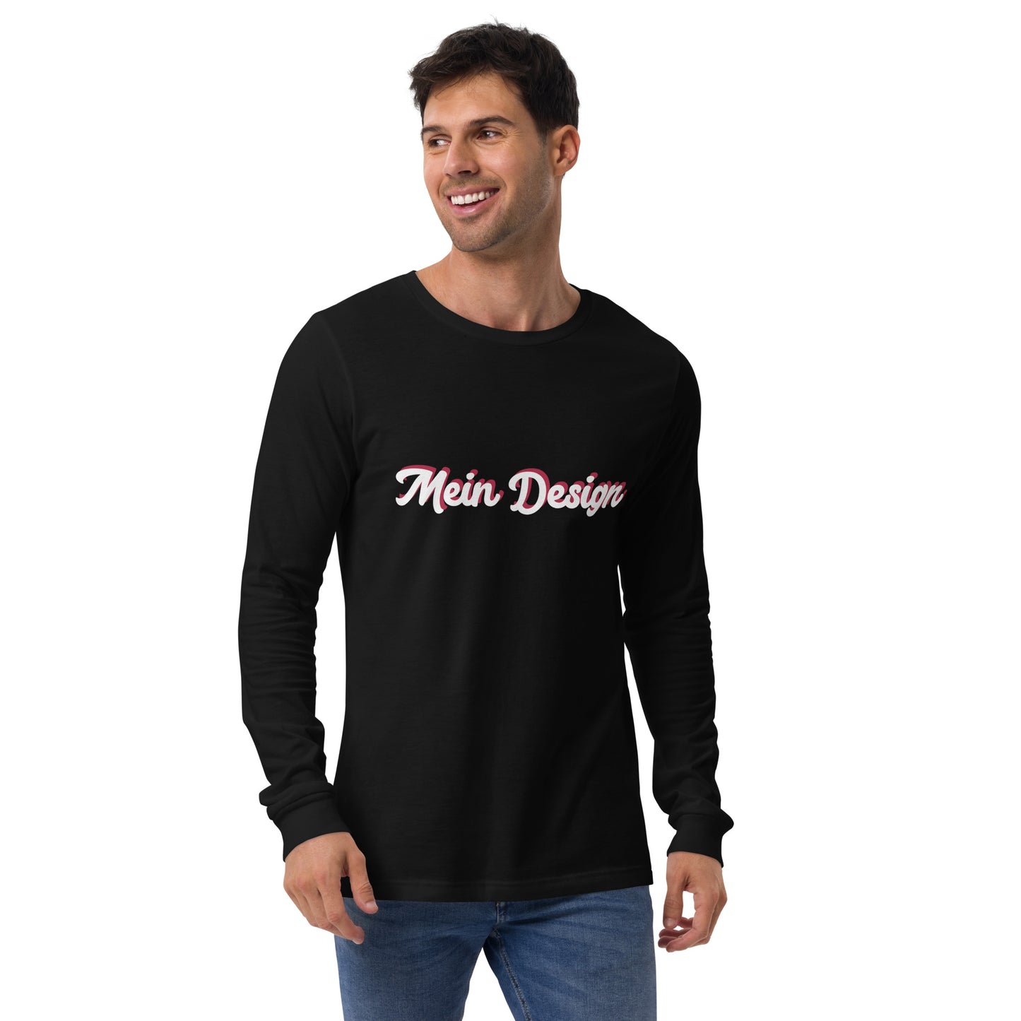 Unisex Longsleeve-Shirt Bella+Canvas 3501 "Mein Design"