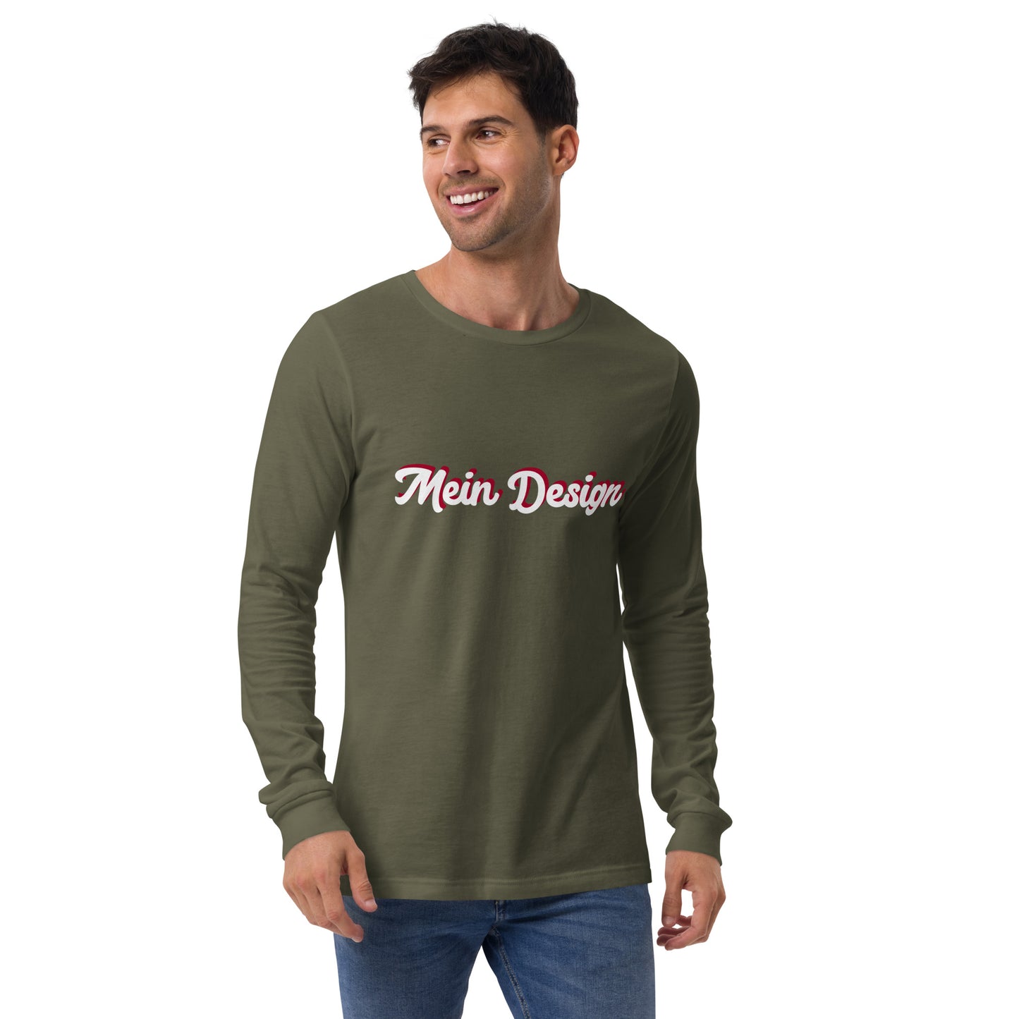 Unisex Longsleeve-Shirt Bella+Canvas 3501 "Mein Design"