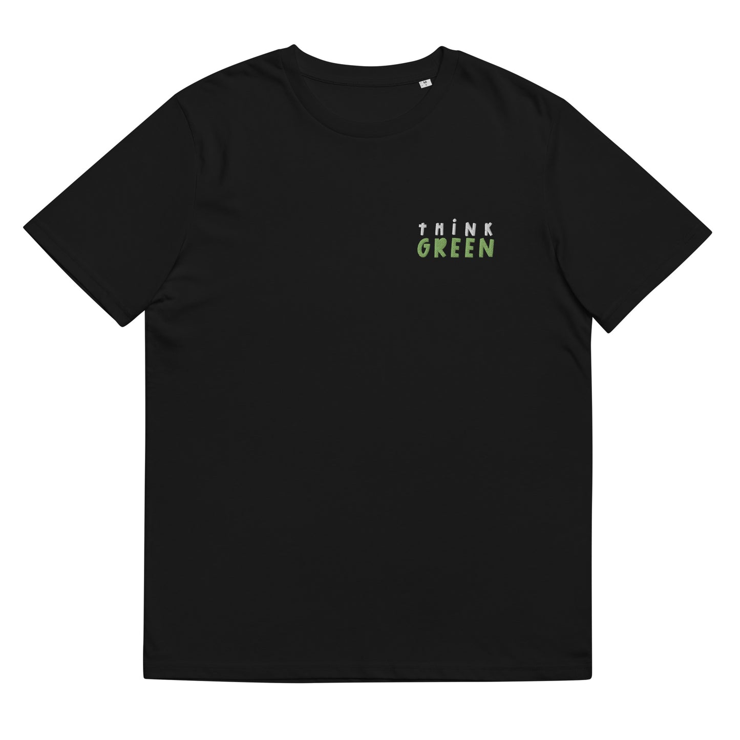 Aus 100 % organischer, ringgesponnener Baumwolle: dieses Unisex T-Shirt "Think green" ist ein absolutes Must-Have. Es ist qualitativ hochwertig, super bequem und das Beste von allem: umweltfreundlich. • 100 % organische, ringgesponnene Baumwolle