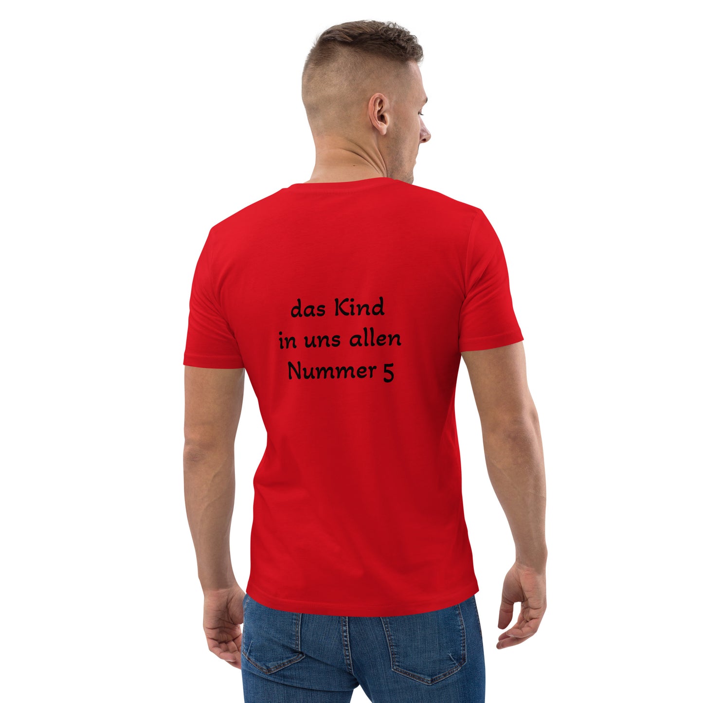 Unisex T-Shirt aus Bio-Baumwolle | Stanley/Stella STTU169 "Das Kind in uns allen, Nummer 5"