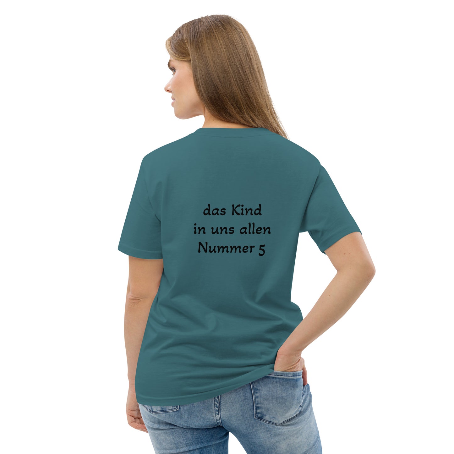 Unisex T-Shirt aus Bio-Baumwolle | Stanley/Stella STTU169 "Das Kind in uns allen, Nummer 5"