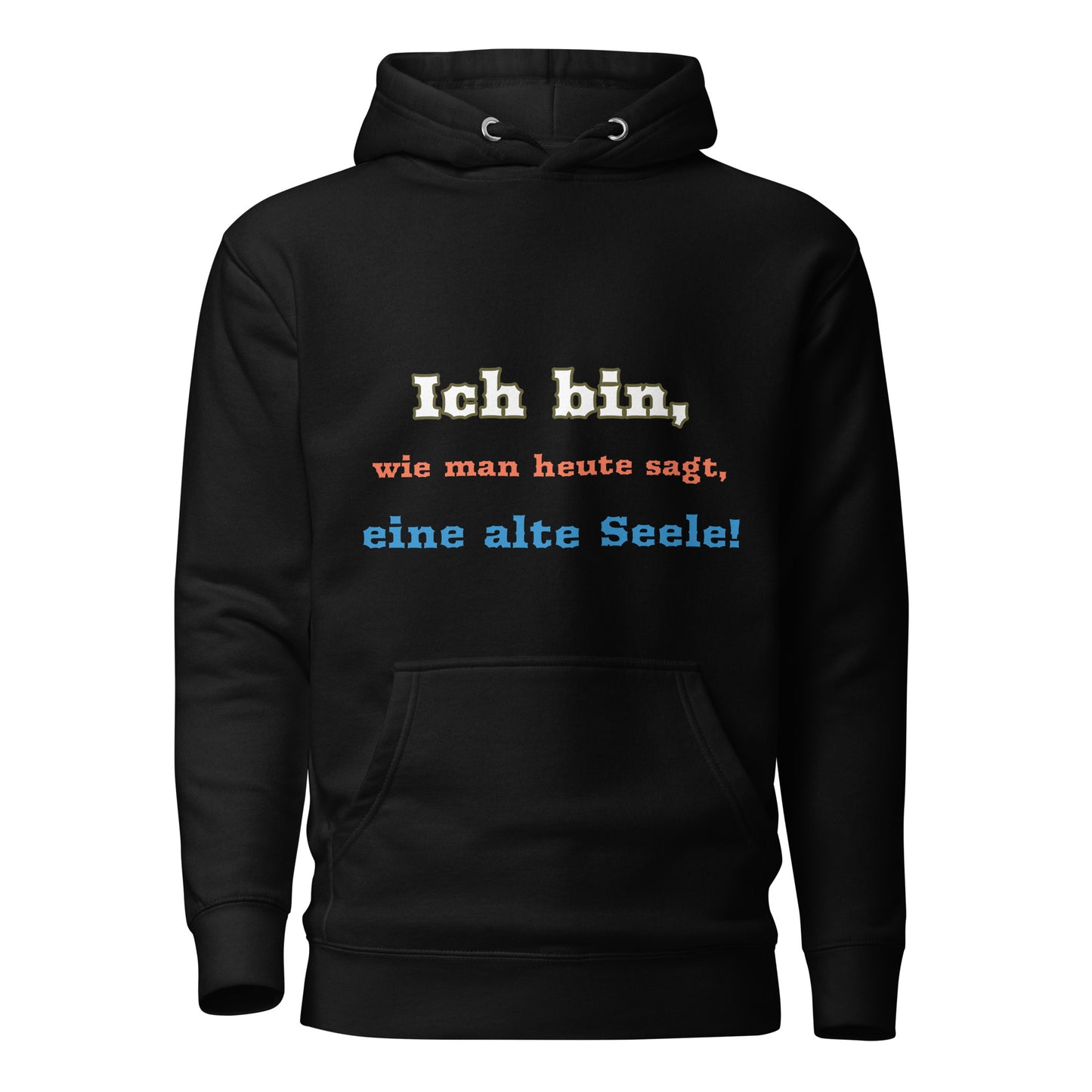 Unisex Premium-Hoodie | Cotton Heritage M2580 "Ich bin eine alte Seele"