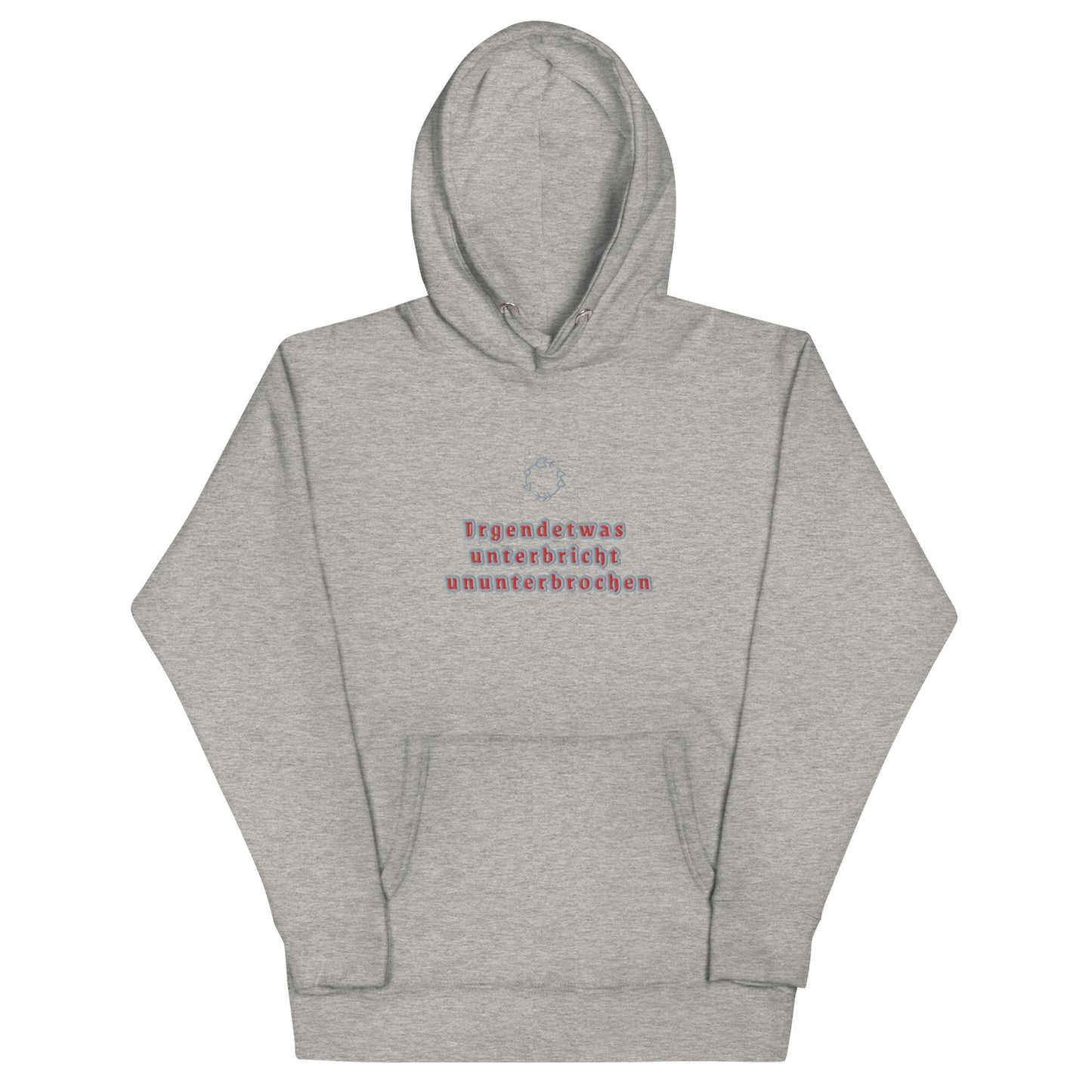 Unisex-Premium Hoodie Cotton Heritage M2580 "Irgendetwas unterbricht ununterbrochen"