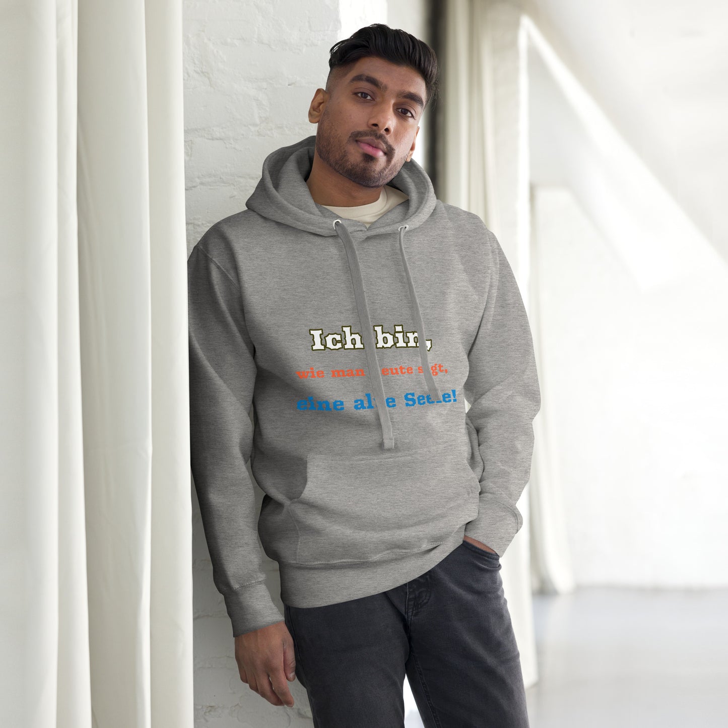 Unisex Premium-Hoodie | Cotton Heritage M2580 "Ich bin eine alte Seele"