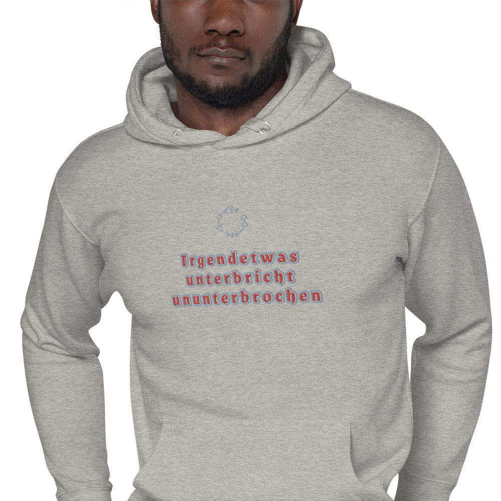 Unisex-Premium Hoodie Cotton Heritage M2580 "Irgendetwas unterbricht ununterbrochen"