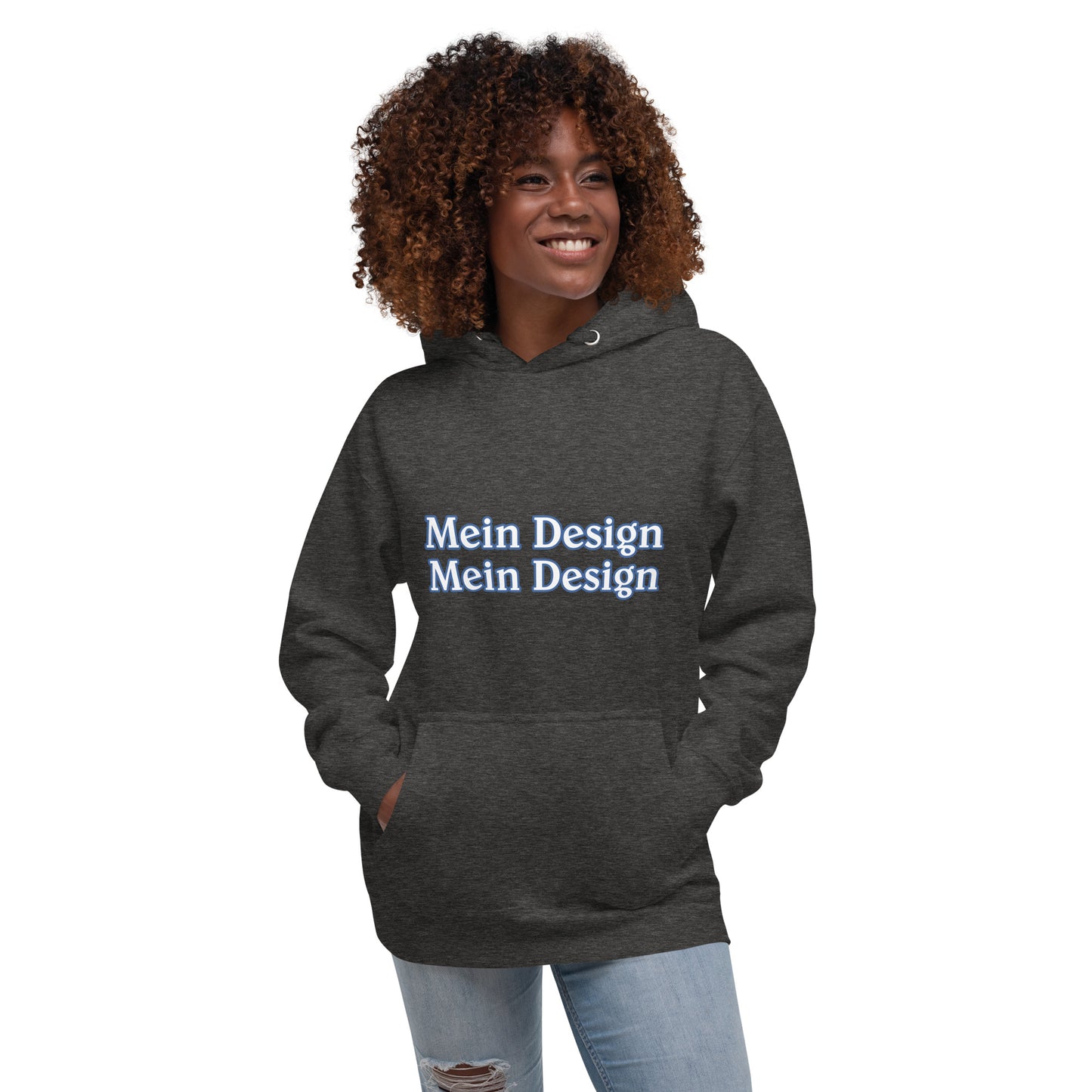 Unisex Premium-Hoodie | Cotton Heritage M2580 "Mein Design" (vorne und hinten)