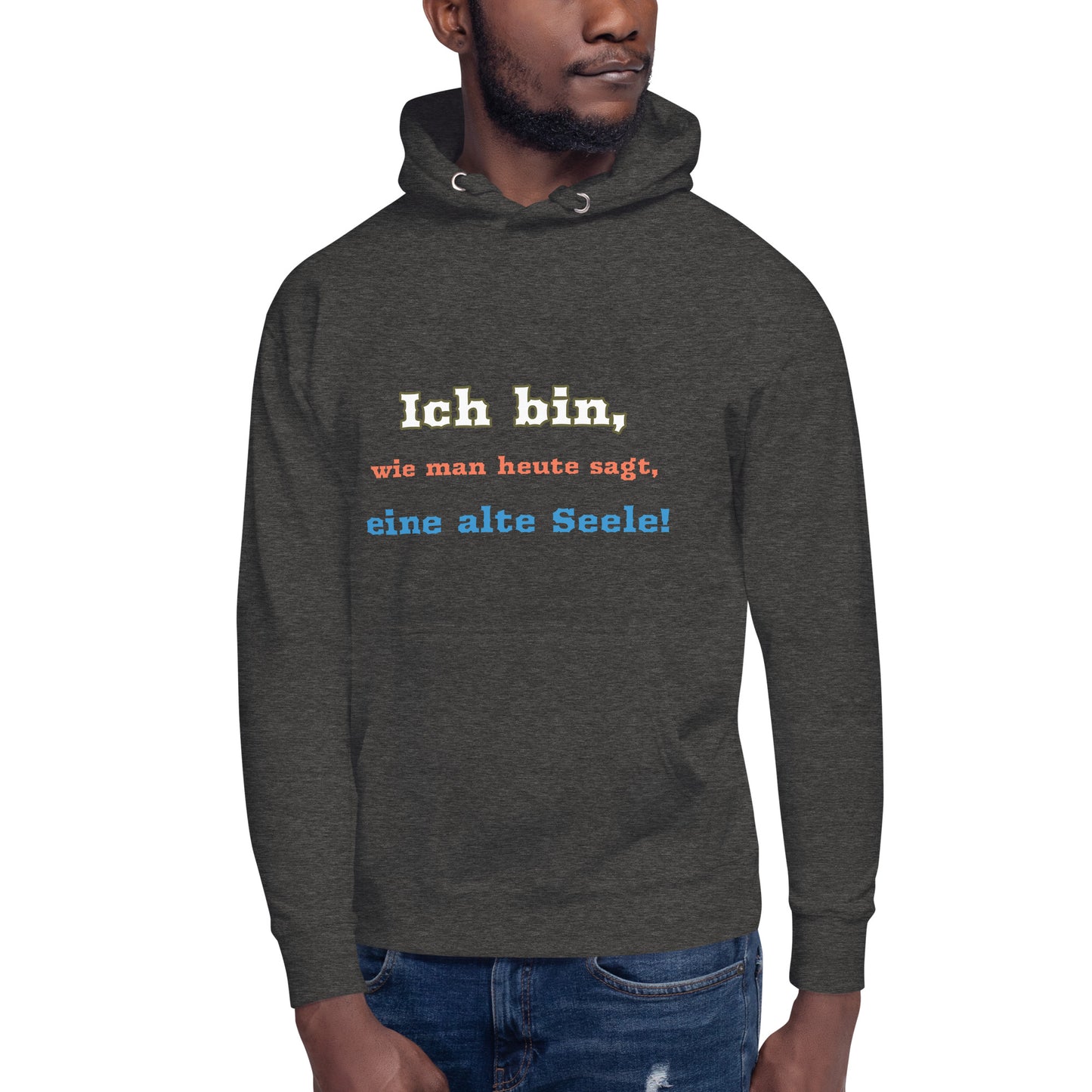 Unisex Premium-Hoodie | Cotton Heritage M2580 "Ich bin eine alte Seele"