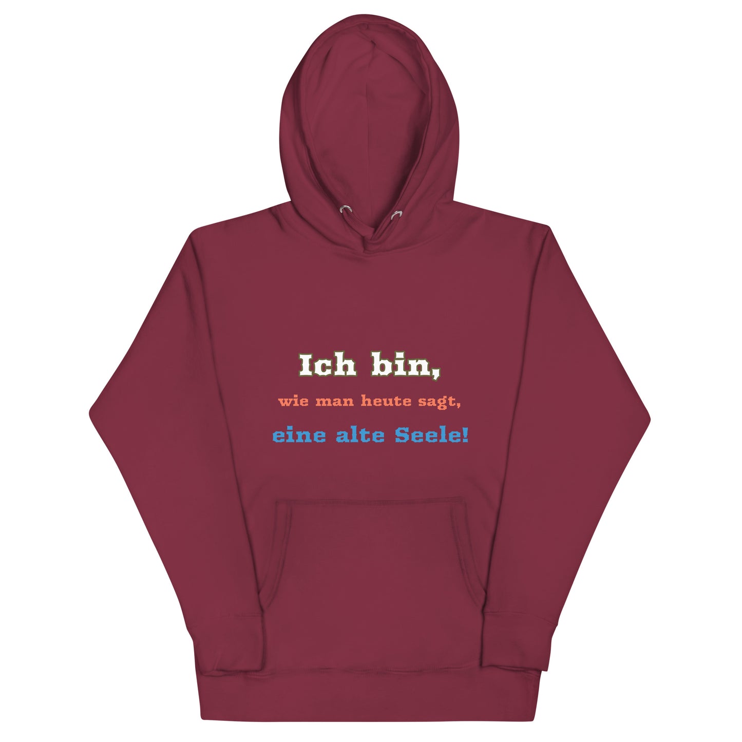 Unisex Premium-Hoodie | Cotton Heritage M2580 "Ich bin eine alte Seele"