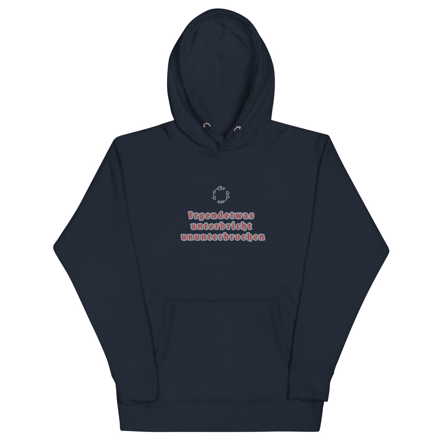 Unisex-Premium Hoodie Cotton Heritage M2580 "Irgendetwas unterbricht ununterbrochen"