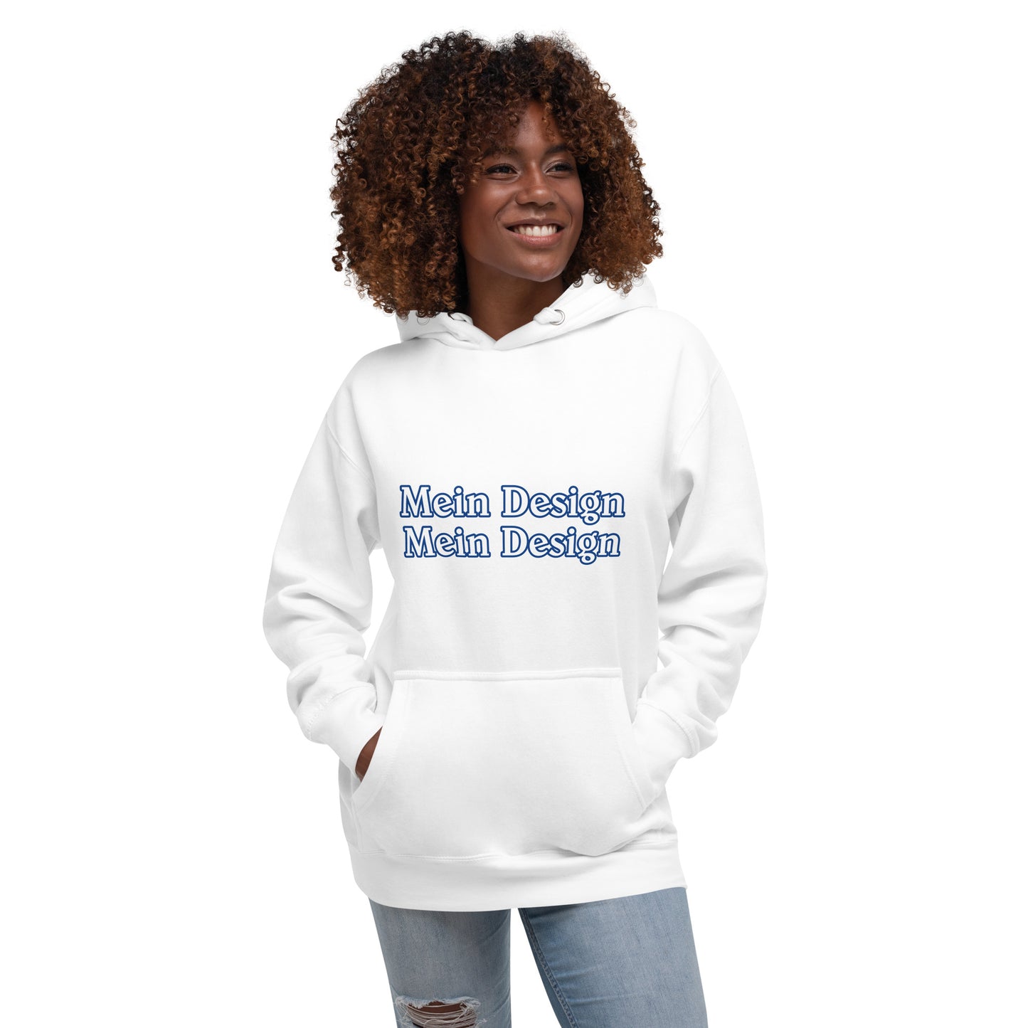 Unisex Premium-Hoodie | Cotton Heritage M2580 "Mein Design" (vorne und hinten)