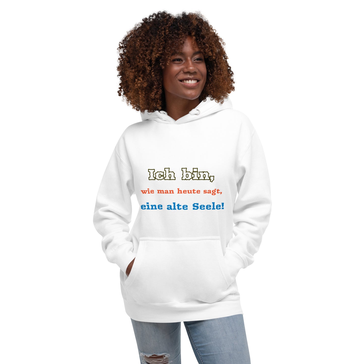 Unisex Premium-Hoodie | Cotton Heritage M2580 "Ich bin eine alte Seele"