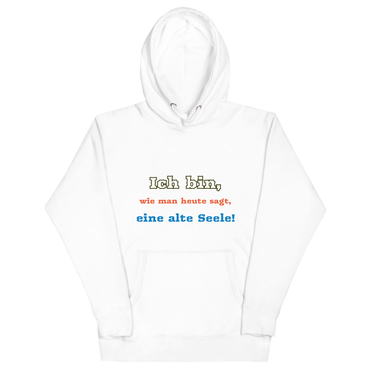 Unisex Premium-Hoodie | Cotton Heritage M2580 "Ich bin eine alte Seele"