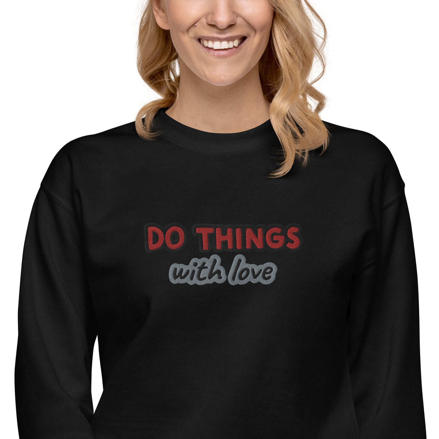 Unisex-Premium-Pullover Cotton Heritage M2480 "Do things with love"