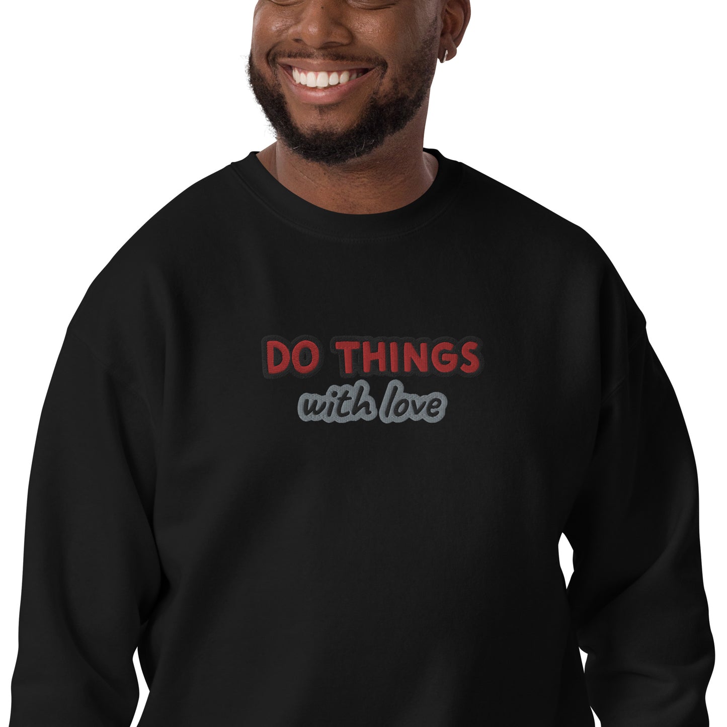 Unisex-Premium-Pullover Cotton Heritage M2480 "Do things with love"