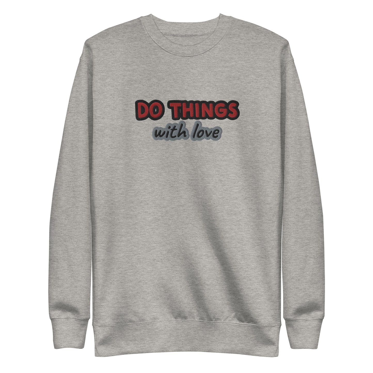 Unisex-Premium-Pullover Cotton Heritage M2480 "Do things with love"