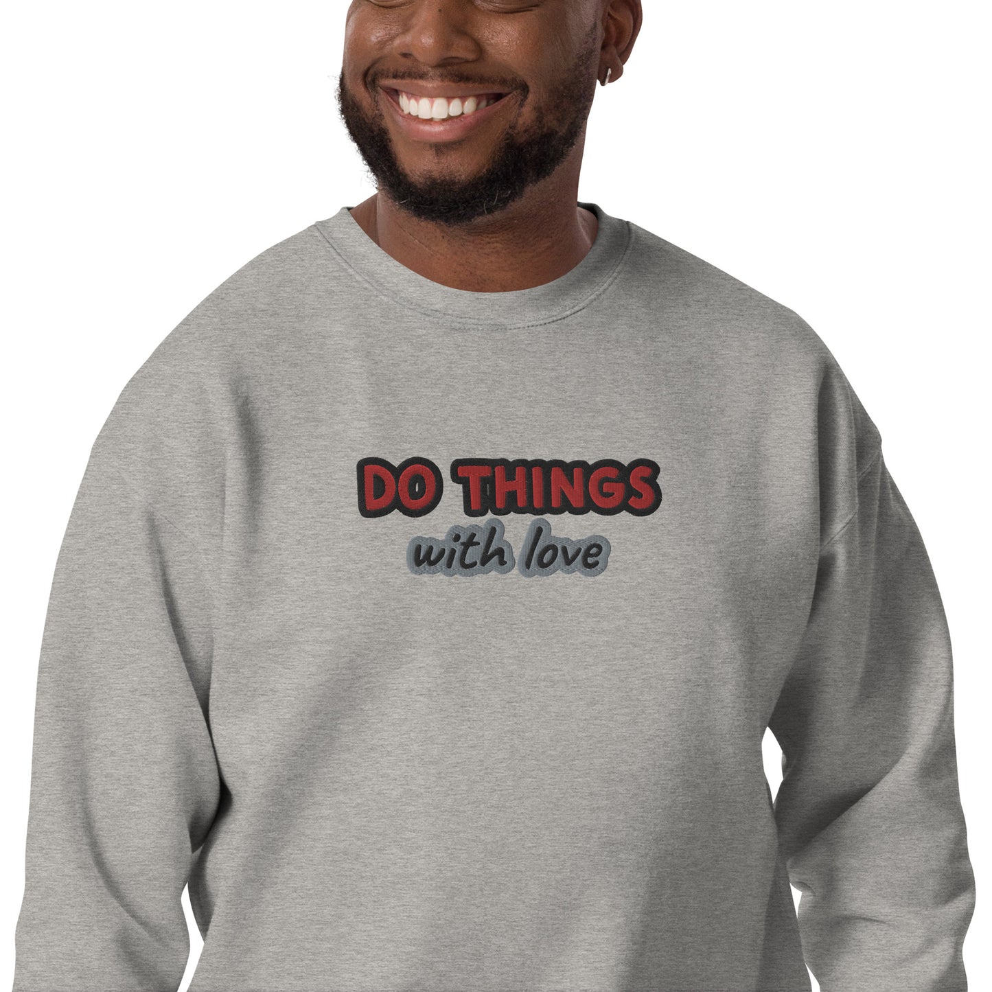 Unisex-Premium-Pullover Cotton Heritage M2480 "Do things with love"