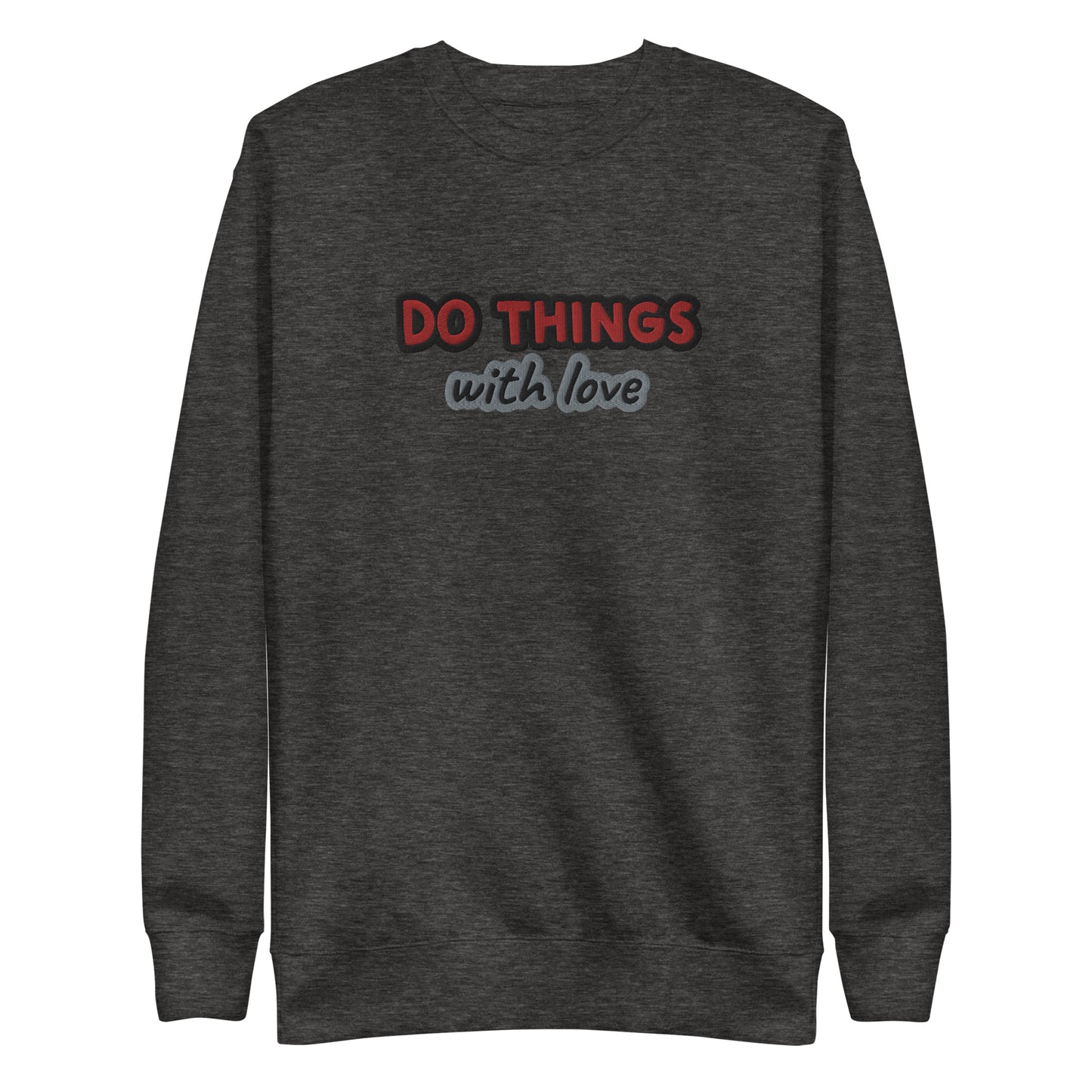 Unisex-Premium-Pullover Cotton Heritage M2480 "Do things with love"