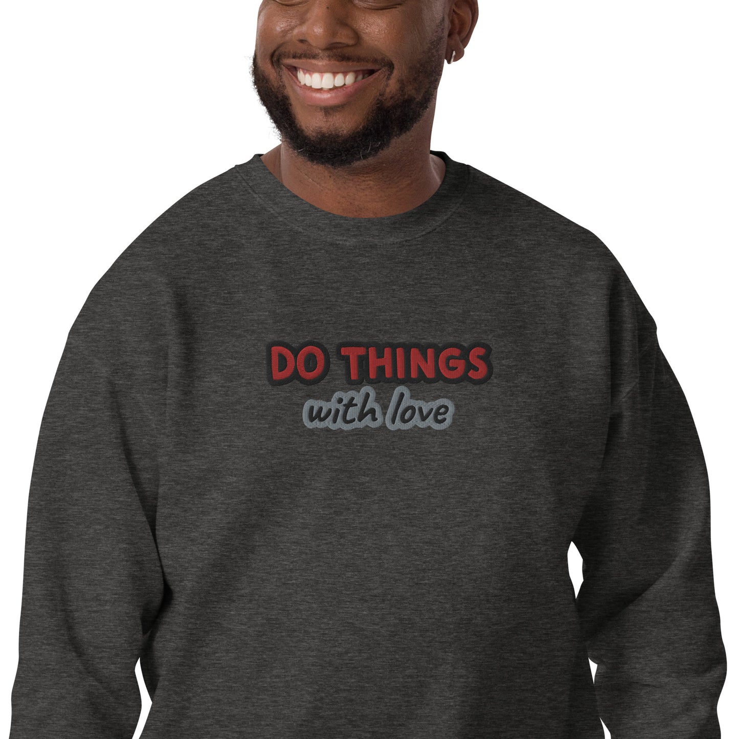 Unisex-Premium-Pullover Cotton Heritage M2480 "Do things with love"