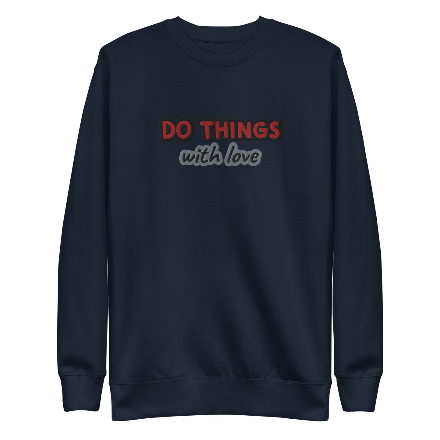 Unisex-Premium-Pullover Cotton Heritage M2480 "Do things with love"