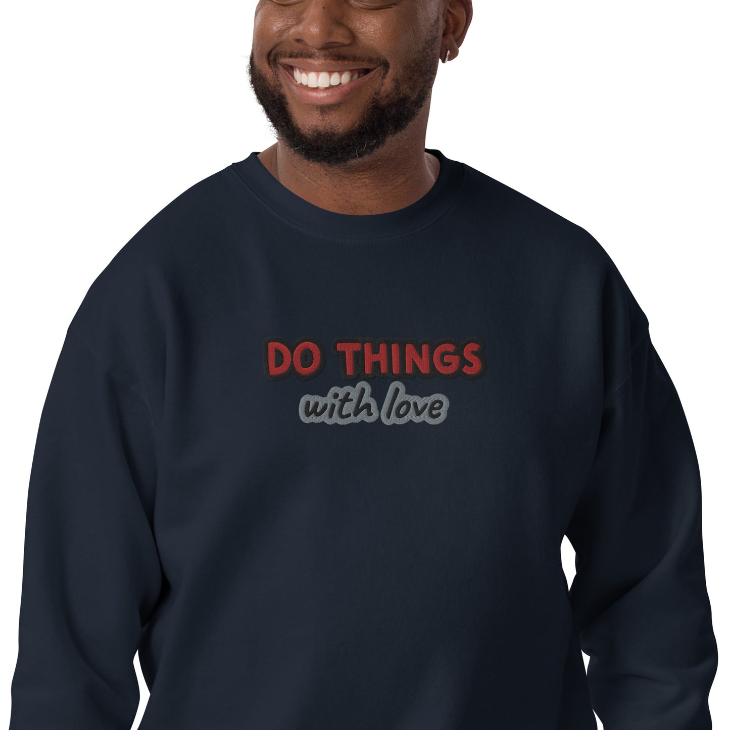 Unisex-Premium-Pullover Cotton Heritage M2480 "Do things with love"