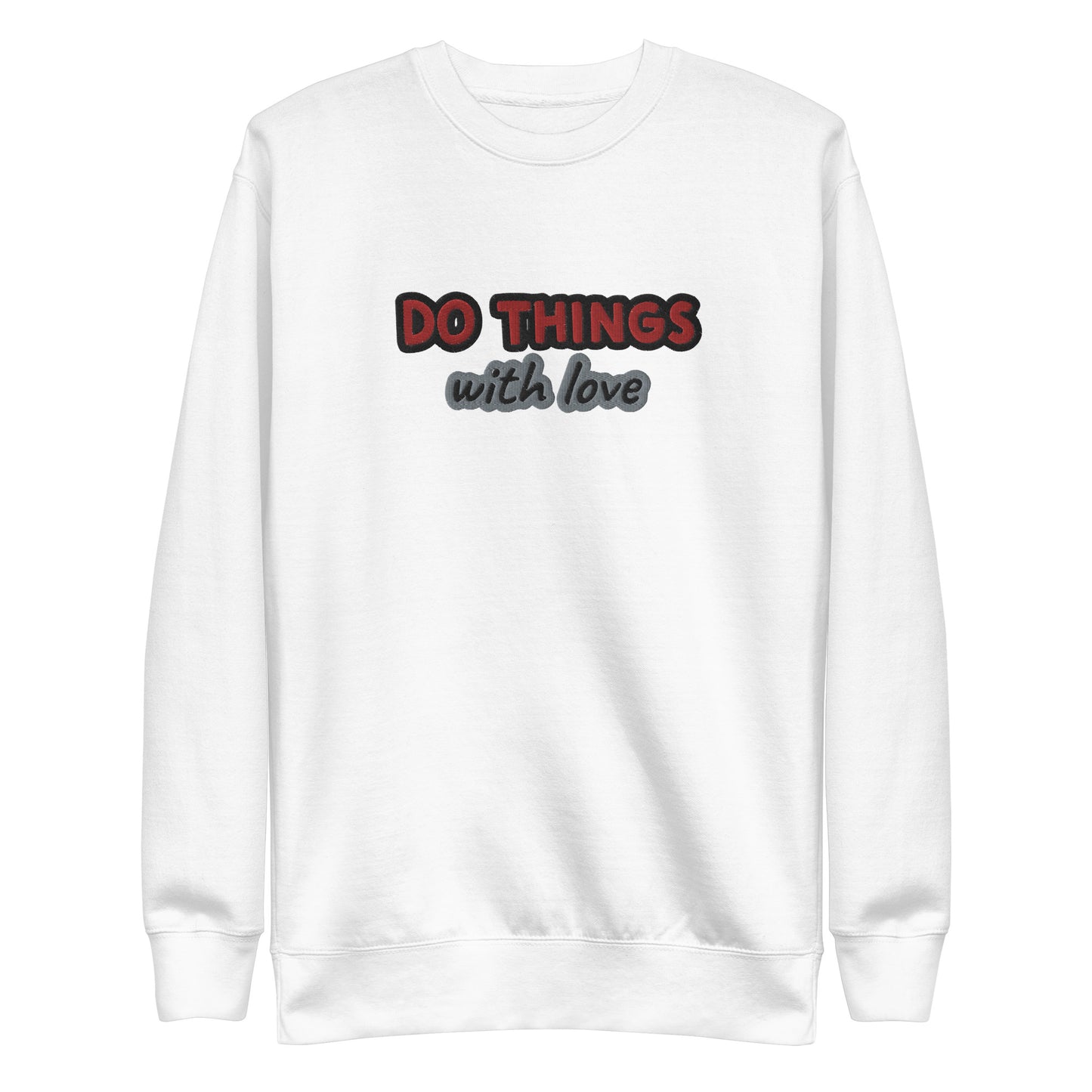 Unisex-Premium-Pullover Cotton Heritage M2480 "Do things with love"