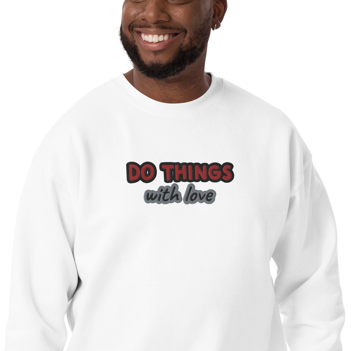 Unisex-Premium-Pullover Cotton Heritage M2480 "Do things with love"