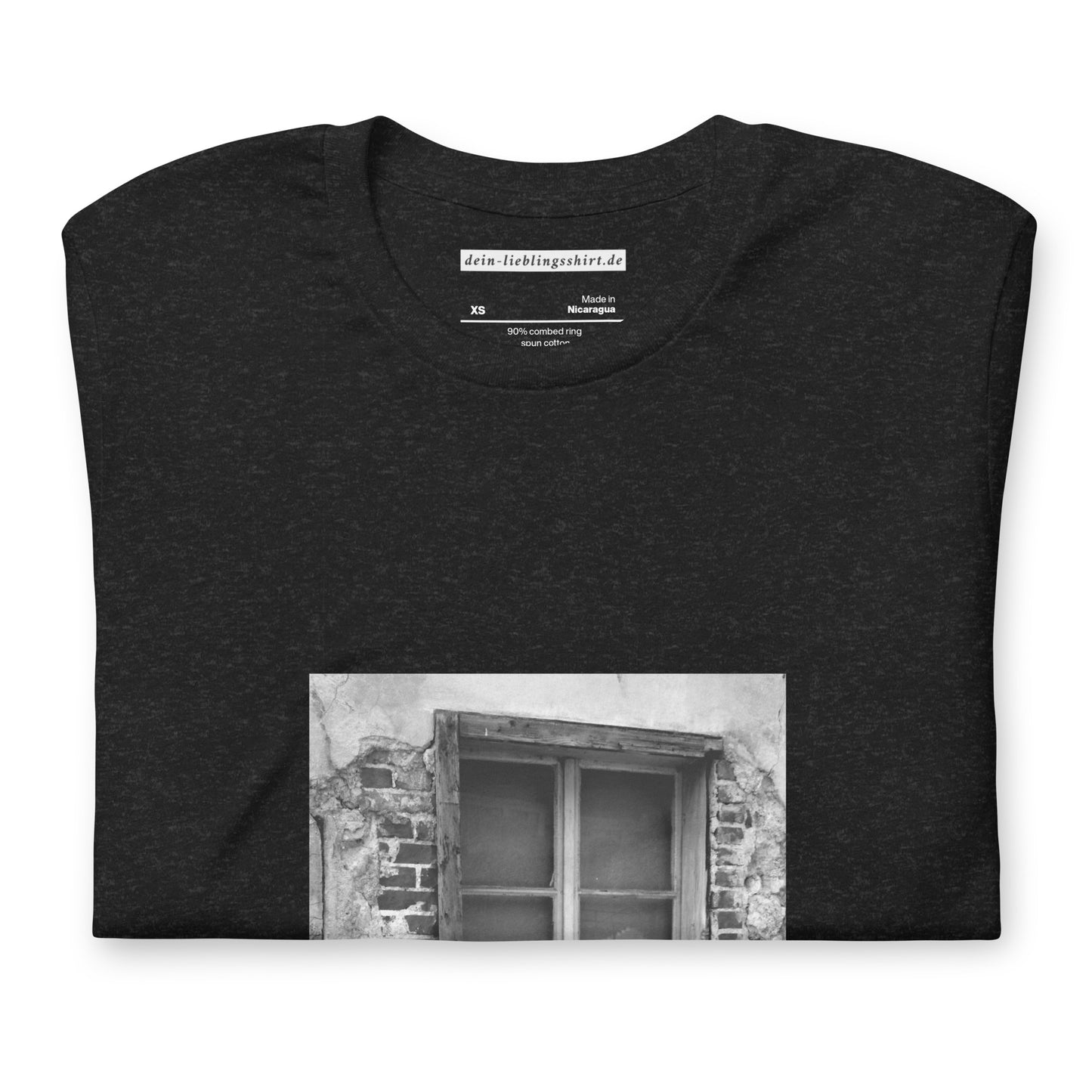 Essenzielles Unisex T-Shirt | Bella + Canvas 3001 "Das Fenster"