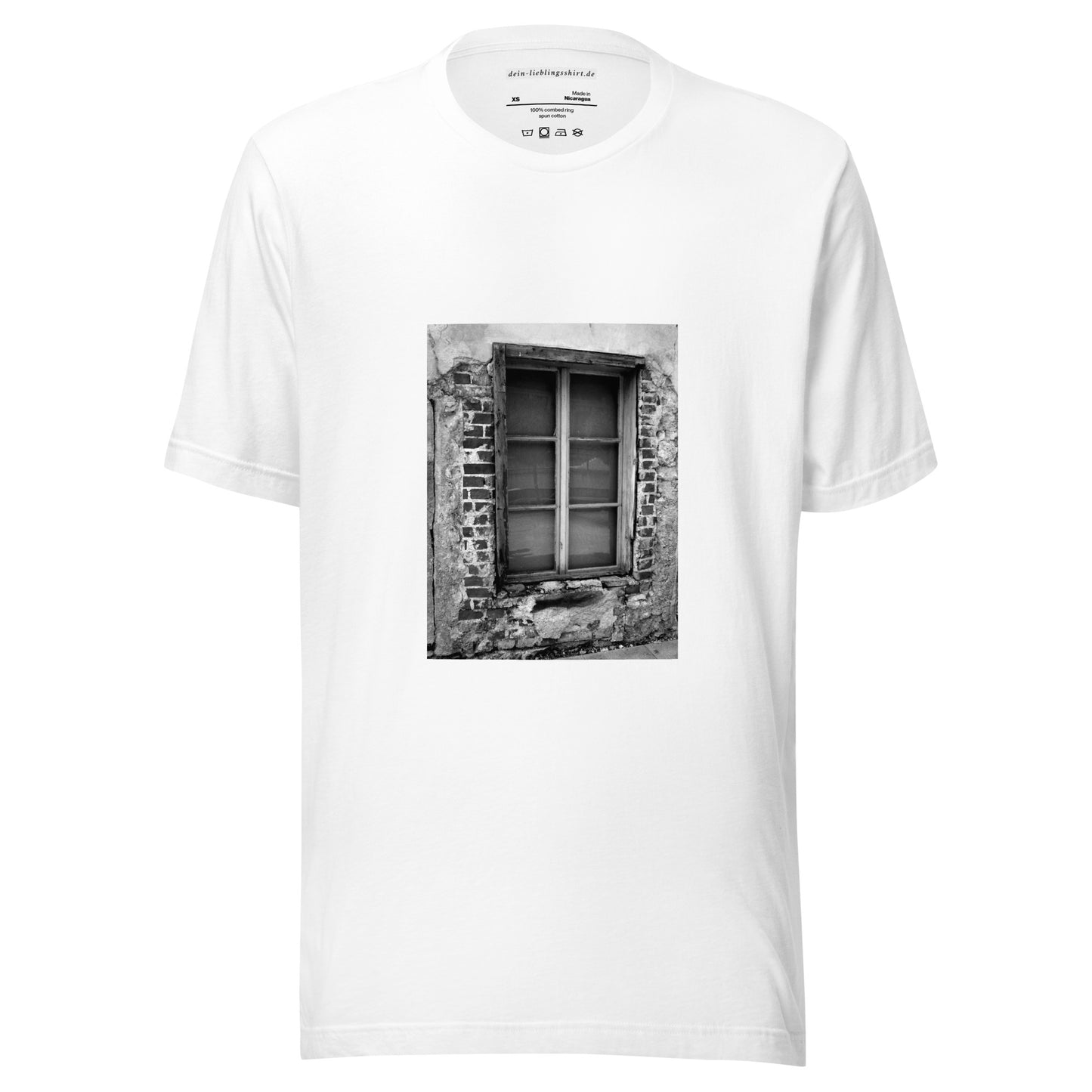 Essenzielles Unisex T-Shirt | Bella + Canvas 3001 "Das Fenster"