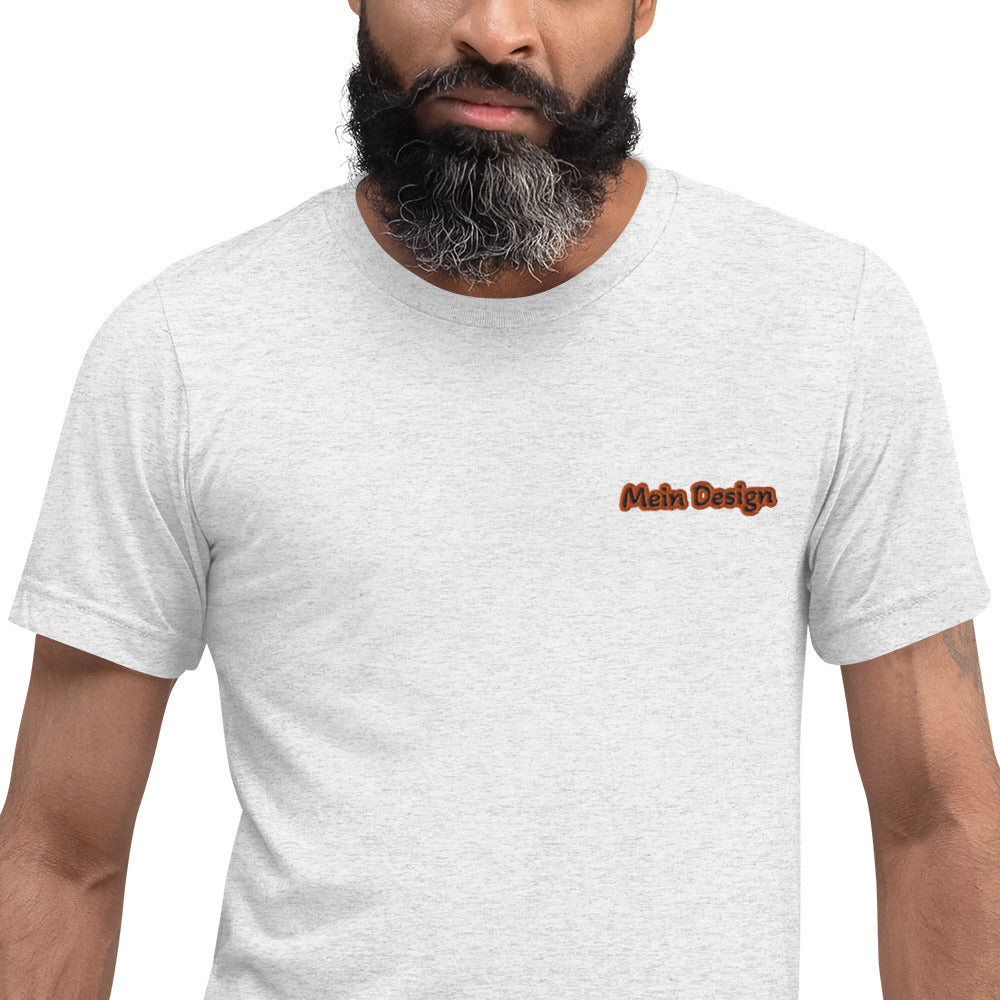 Unisex Tri-Blend-T-Shirt | Bella + Canvas 3413 "Mein Design"