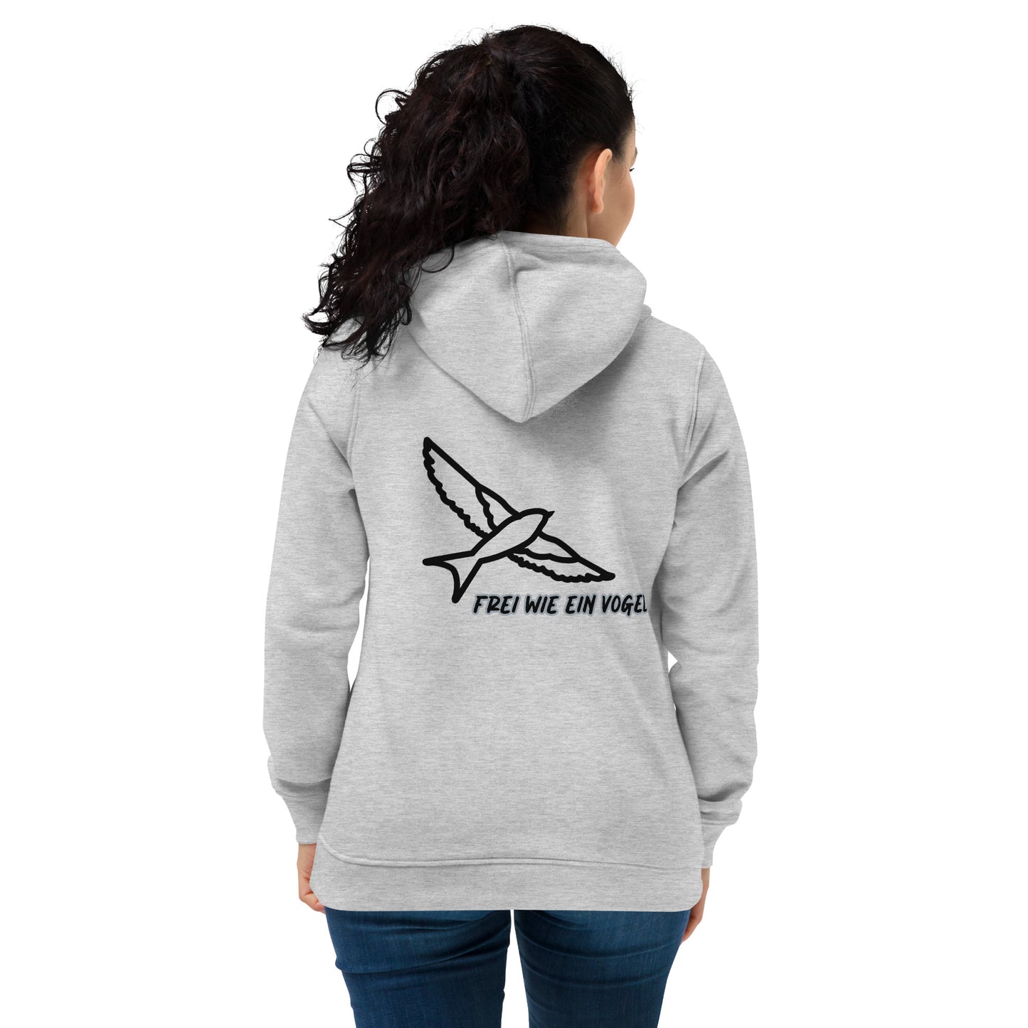 Enganliegender Bio-Hoodie für Damen | B&C WW34B "Frei wie ein Vogel"