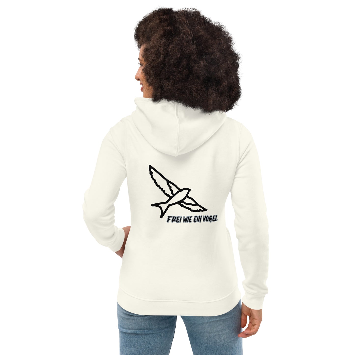 Enganliegender Bio-Hoodie für Damen | B&C WW34B "Frei wie ein Vogel"