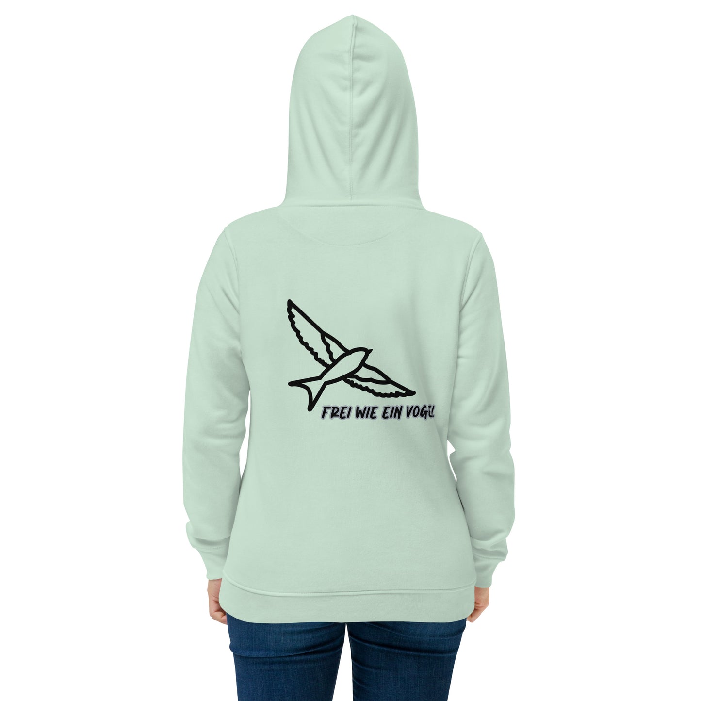 Enganliegender Bio-Hoodie für Damen | B&C WW34B "Frei wie ein Vogel"