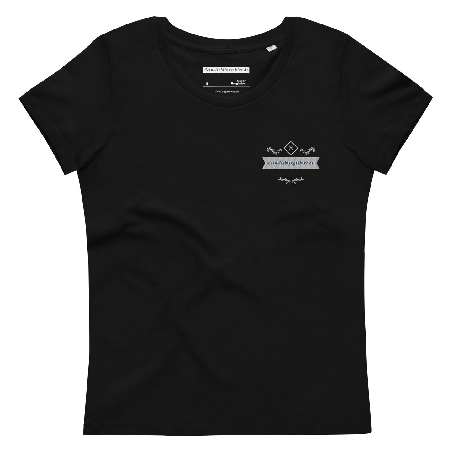 Das eng anliegende T-Shirt für Damen ist ein Must-Have. Hochwertige Qualität, super bequem und figurbetont. Und was das Beste ist, es ist aus 100 % organischer, ringgesponnener, gekämmter Baumwolle, sodass es eine umweltfreundliche Wahl darstellt!  • 100 % organische, ringgesponnene, gekämmte Baumwolle • Stoffgewicht: 155 g/m² • Single Jersey • Eingesetzte Ärmel • 1×1 Ripp am Kragen